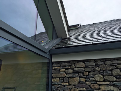 House at Grasmere careful detailing of complex junctions