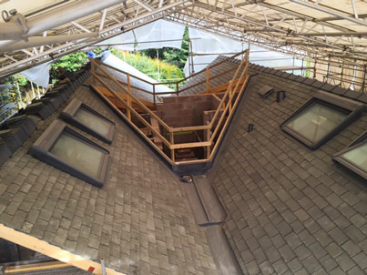 House at Grasmere lantern construction - Click for larger image