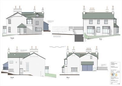 Listed Cottage renovation Architects drawing 2 - Click for pdf version (420KB)