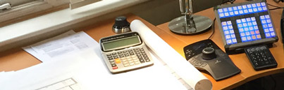 WS Architecture Ltd Ambleside my desk July 2015